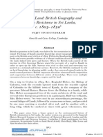 Competing Knowledges: British Geography and Kandyan Resistance in Early 19th Century Sri Lanka