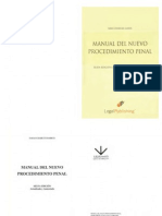 Manual Del Nuevo Procedimiento Penal Sabas Chahuan Sarras