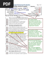 Restaurant Quality Evolution