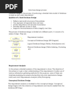 Data Base Design Process