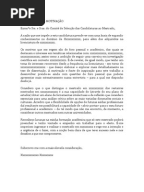 Carta Motivaçao Exemplo