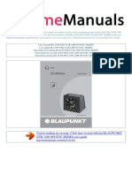 User Manual Blaupunkt GTB 1200 Mystic Series e