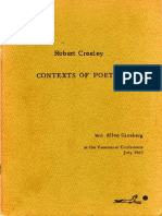 Contexts of Poetry CompleteCREELY GOOD