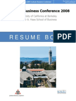 Resume Book GBC 2008