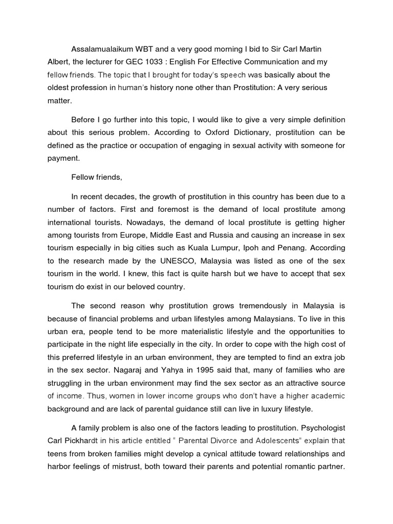 Prostitution meaning with examples picture