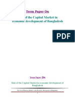 The Role of Financial Market and Institution in The Economic Development of Bangladesh