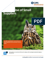 POP-Use of Small Suppliers