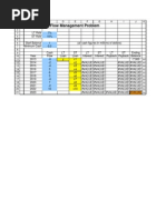 Everglade Cash Flow Management Problem: A B C D E F G H I J K