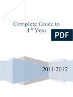 Tom's Fourth Year Guide (2011-12)