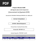 Creating Purchase Order