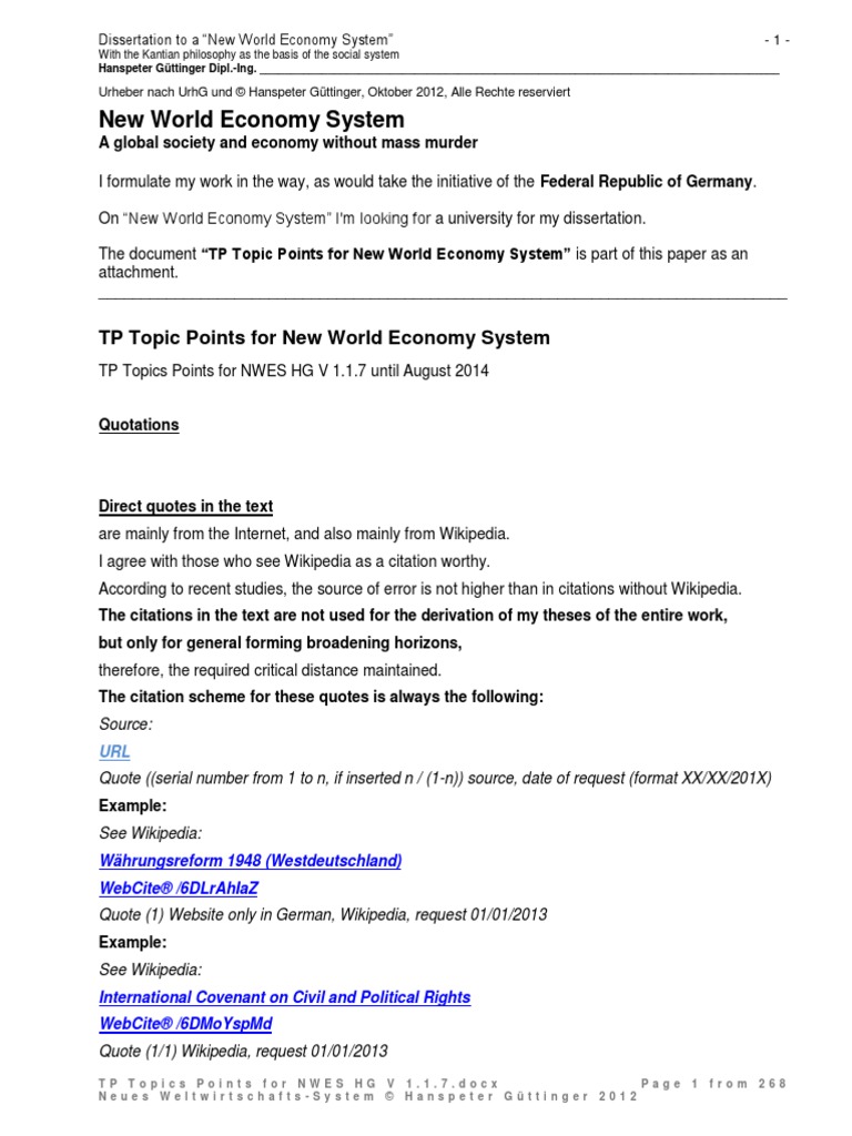 Tp Topics Points For Nwes Hg V 1 1 7 Causality Hunger