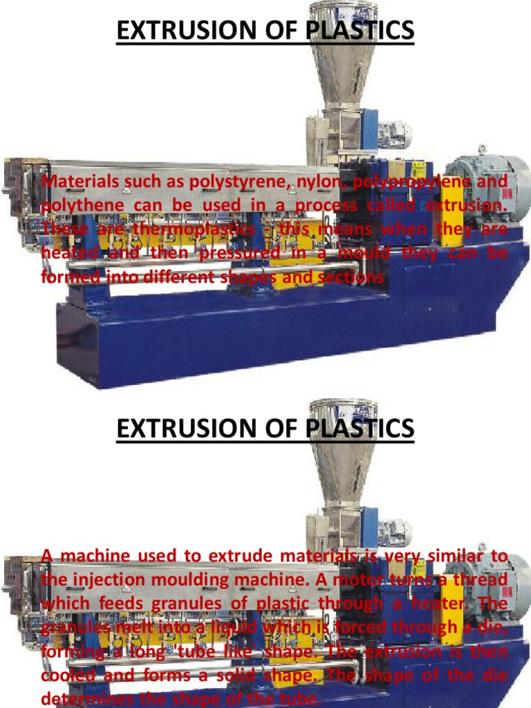 Plastic Extrusion | PDF | Home & Garden | Technology & Engineering