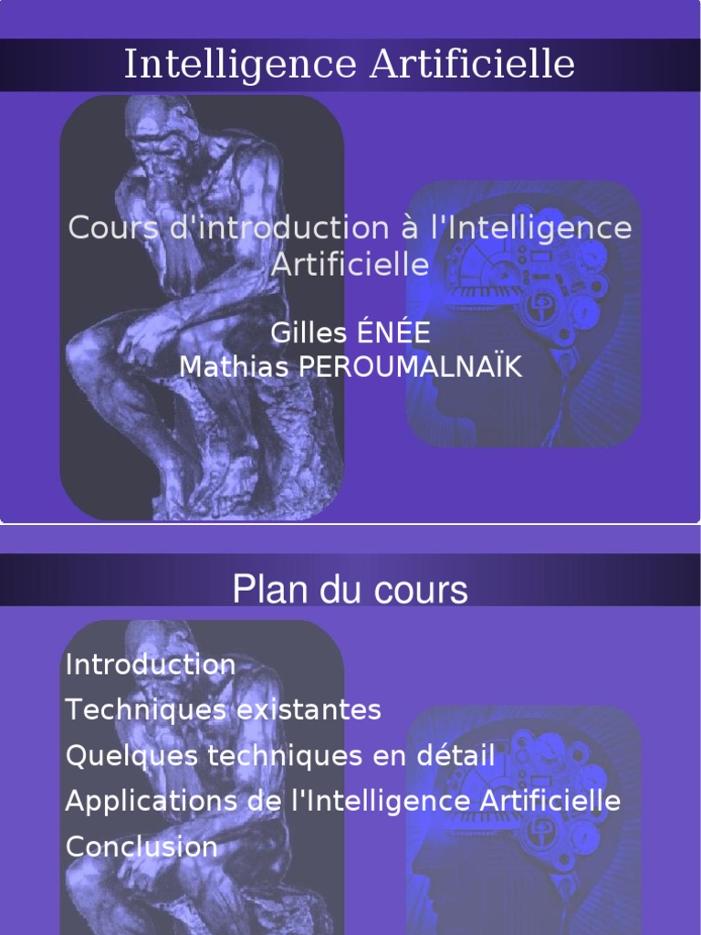 Introduction à l'Intelligence Artificielle | PDF | Intelligence ...