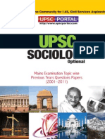 UPSC IAS Mains LAST 5 Year Papers Sociology