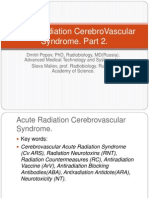 Acute Radiation CerebroVascular Syndrome
