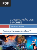 Classificação Dos Esportes