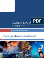 Classificação Dos Esportes