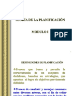 Teoria de La Planificacion Modulo I y II