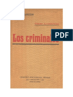 Lombroso- Criminal