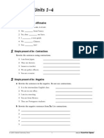 Units 1-4: Simple Present of Be: Affirmative