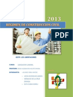 Regimen de Construccion Civil. PARA IMPRIMIR