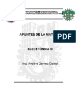 Apuntes Electrónica III - Ing - Daniel Avelino Gómez