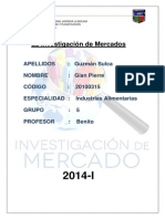 Investigacion de Mercados Monografia