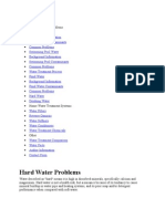 Hard Water Problems: Main Page