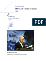 21 Books Bill Clinton Thinks Everyone Should Read: Politics