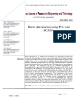 Home Automation Using PLC and Scada: ISSN: 2348 - 6953
