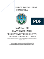 Manual de Mantenimiento Cunoc