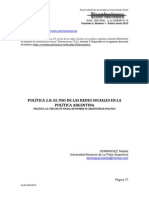 Politica 2.0. El uso de las redes sociales en la politica argentina.pdf