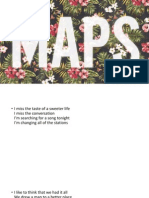 Maps Lyrics - Maroon 5