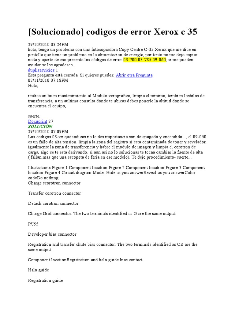 XeroX HVPS Failure Solution | PDF | Componentes eléctricos | Electricidad