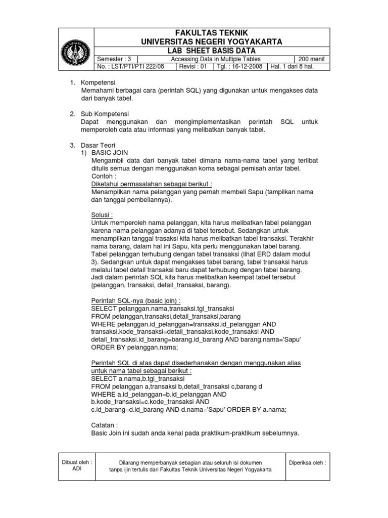 SQL Modul | PDF
