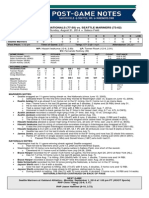 Mariners-Nationals Postgame Notes (Aug. 31)