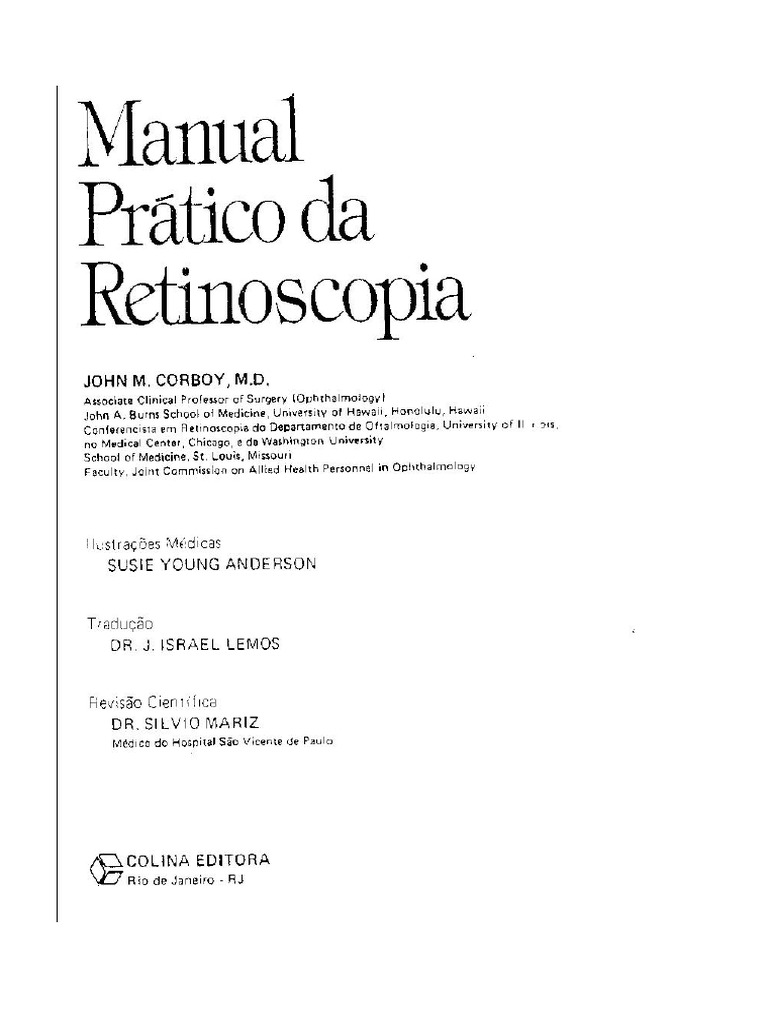 Manual Prático Da Retinoscopia