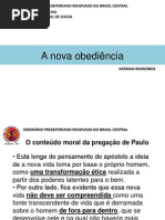 A Nova Obediência