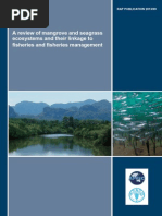 A Review of Mangrove and Seagrass Ecosystems