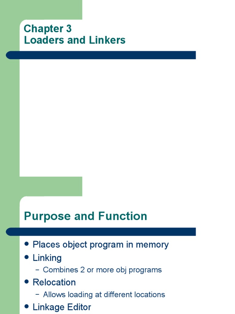Loaders and Linkers | PDF | Library (Computing) | Subroutine