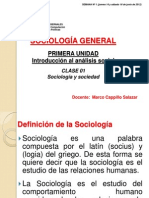 Clase 01 Sociologia General