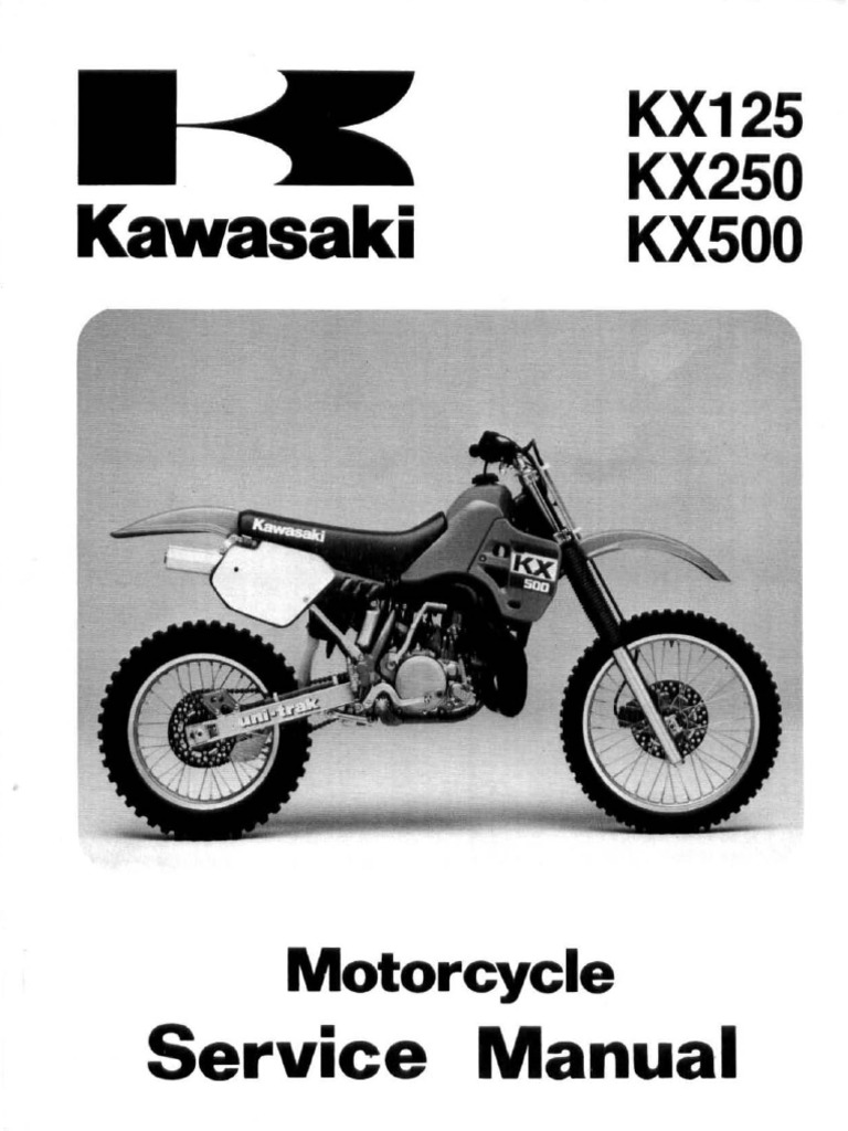 Kawasaki Kx500 Service Manual Repair 1988-2004 Kx 500 | Carburetor | Screw