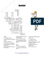 Basketball Crossword