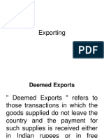 Deemed Export