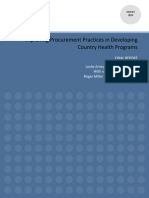 WDI _ Improving Procurement Practice in Developing Country Health Programs_Final Report