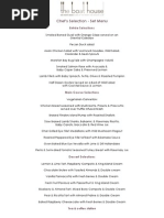 3-Course Menu Selection Guide | PDF
