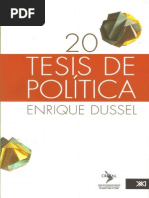 20 Tesis de Politica de Enrique Dussel