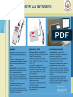 Applied Chemistry Lab Instruments: PH Meter Conductivity Meter Uv Spectrophotometer