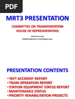 MRT3 Train Operation Report