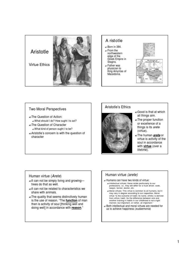 Aristotle's Virtue Ethics Guide | PDF | Virtue Ethics | Aristotle